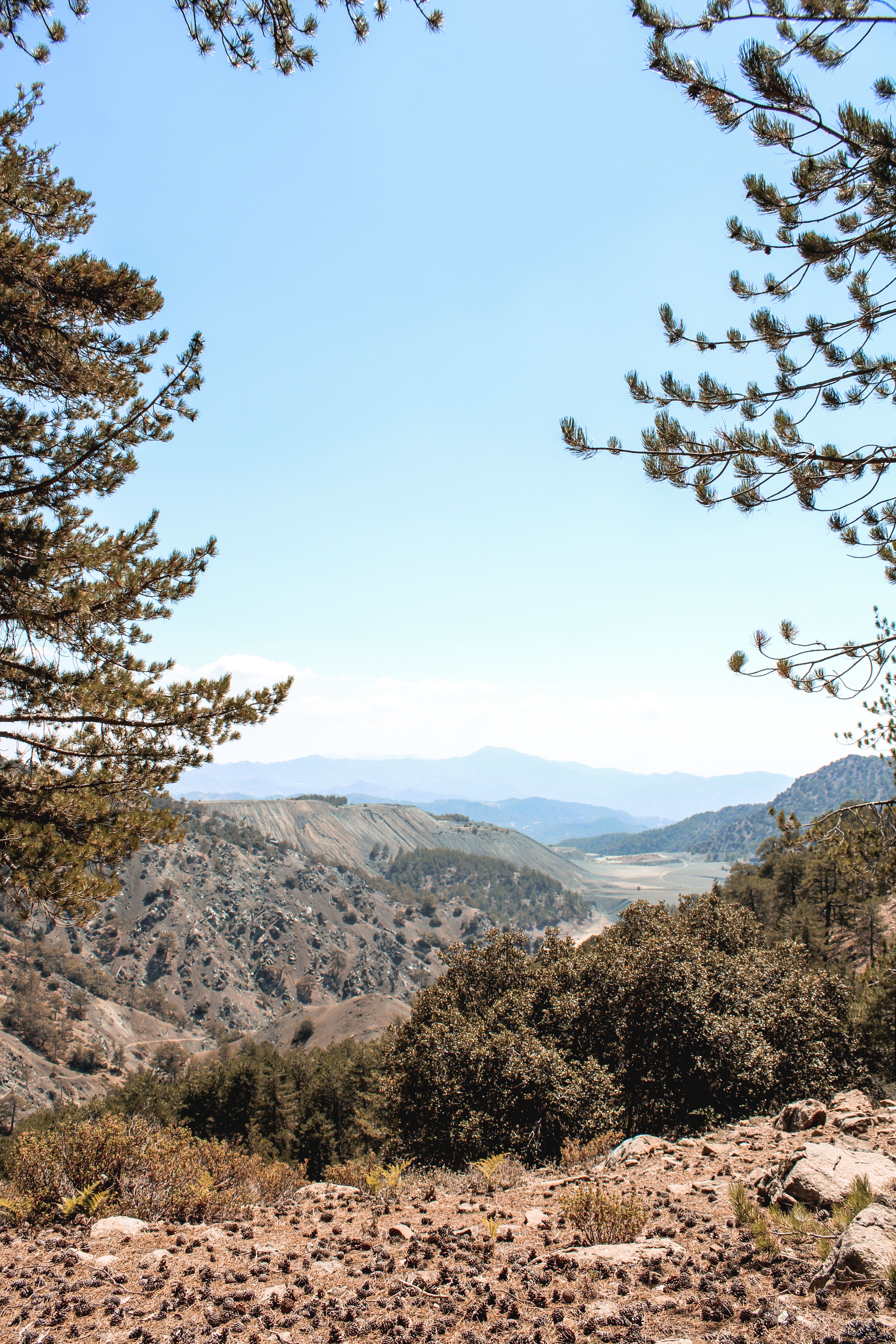 Paisaje de montaña en Troodos